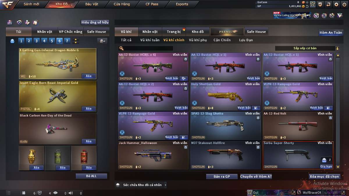 shop acc cf uy tin gia re